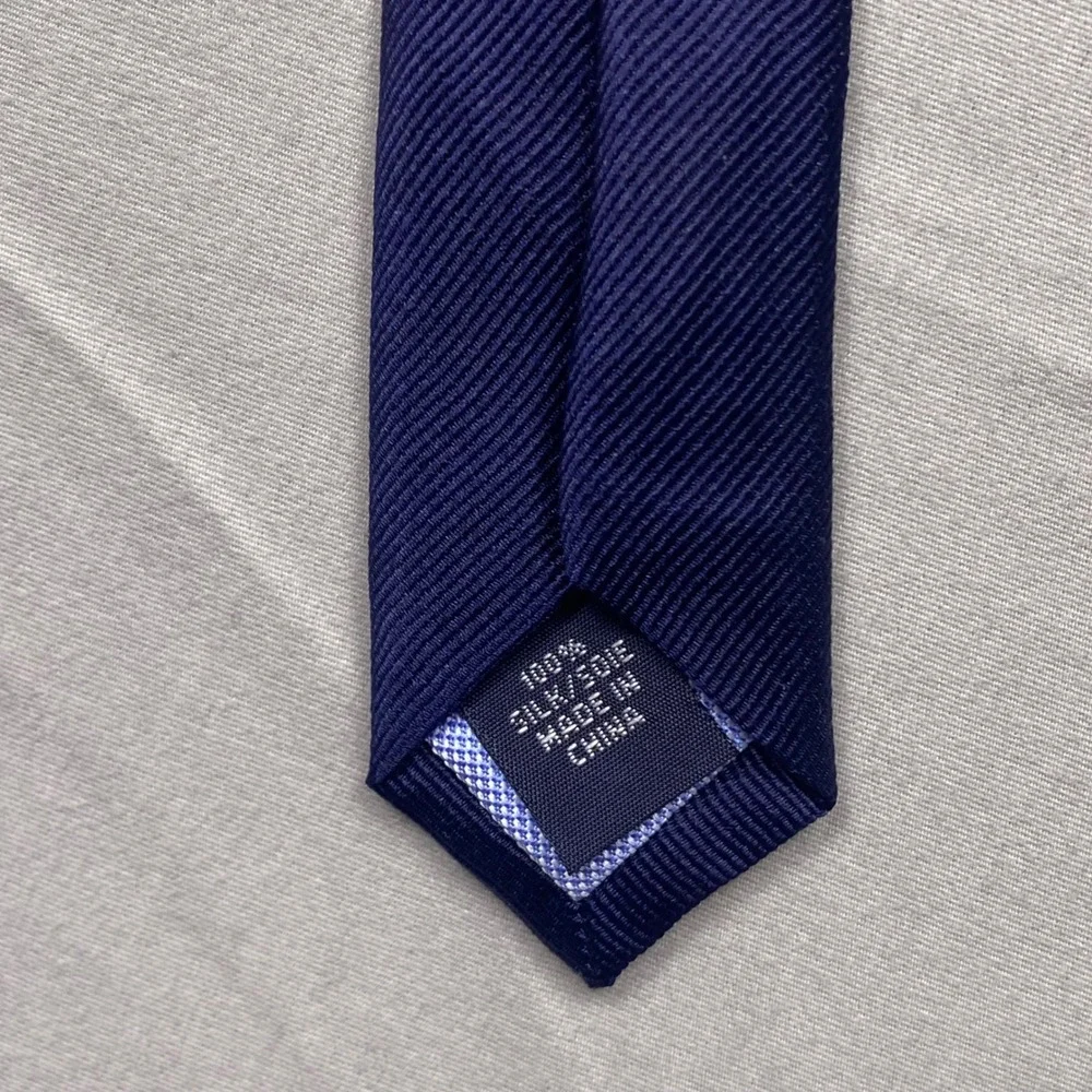 Tommy Hilfiger Mens Silk Tie Yellow Blue‎ Check Plaid Gingham New With Tags $65